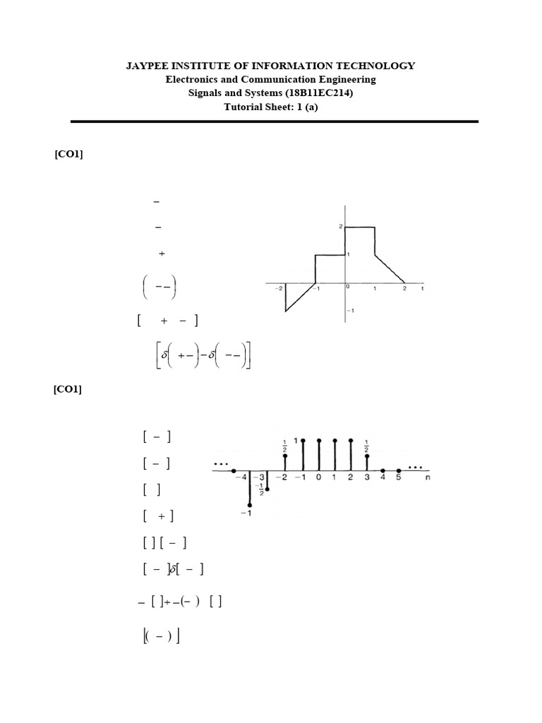 Tuttorial 1 (A) | PDF
