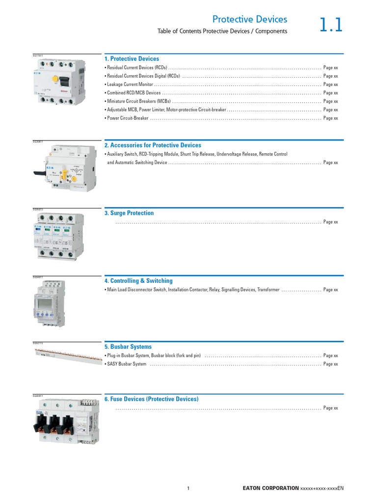 Eaton Protective Devices Catalog Ca20190603 en Us | PDF