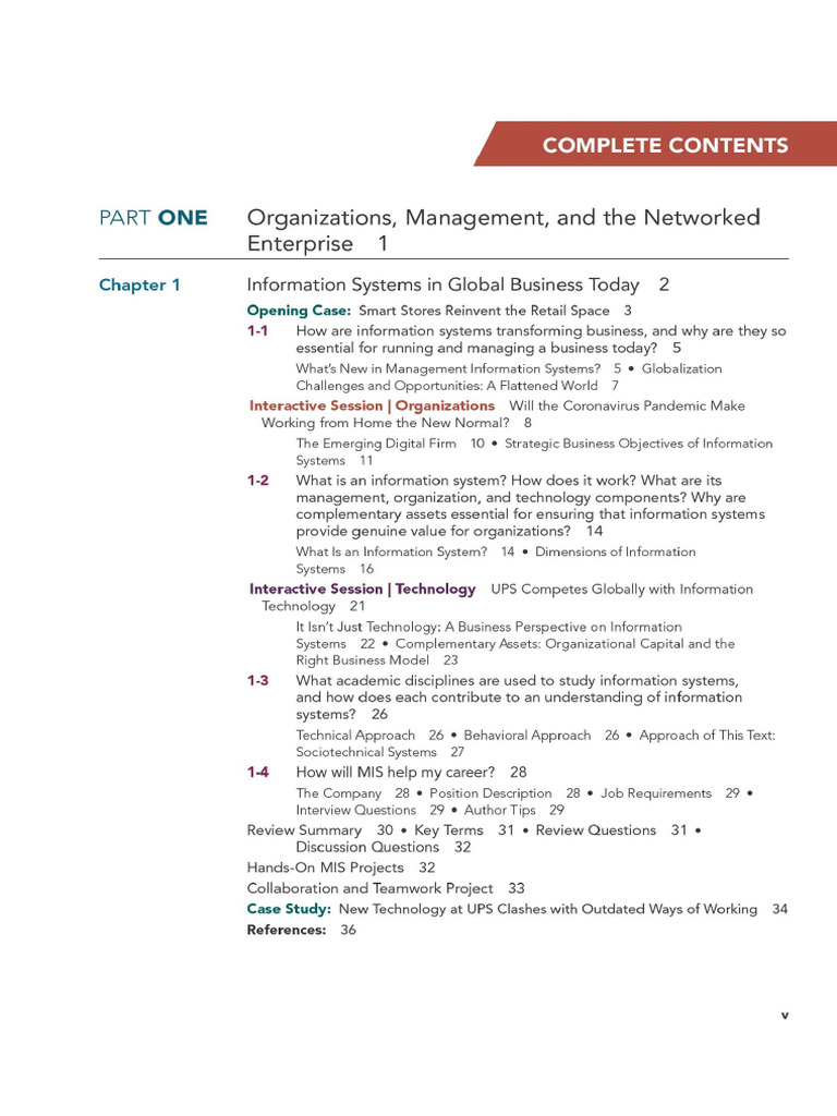 Part One of Mis 17 | PDF