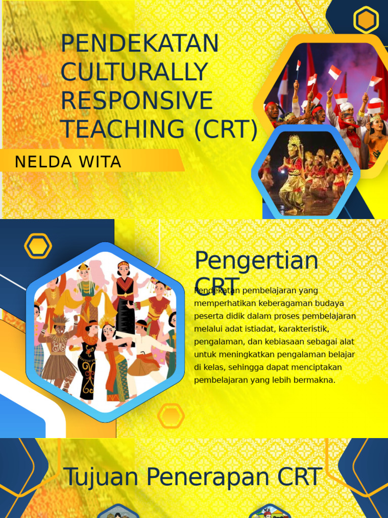 Pendekatan Culturally Responsive Teaching (CRT) | PDF