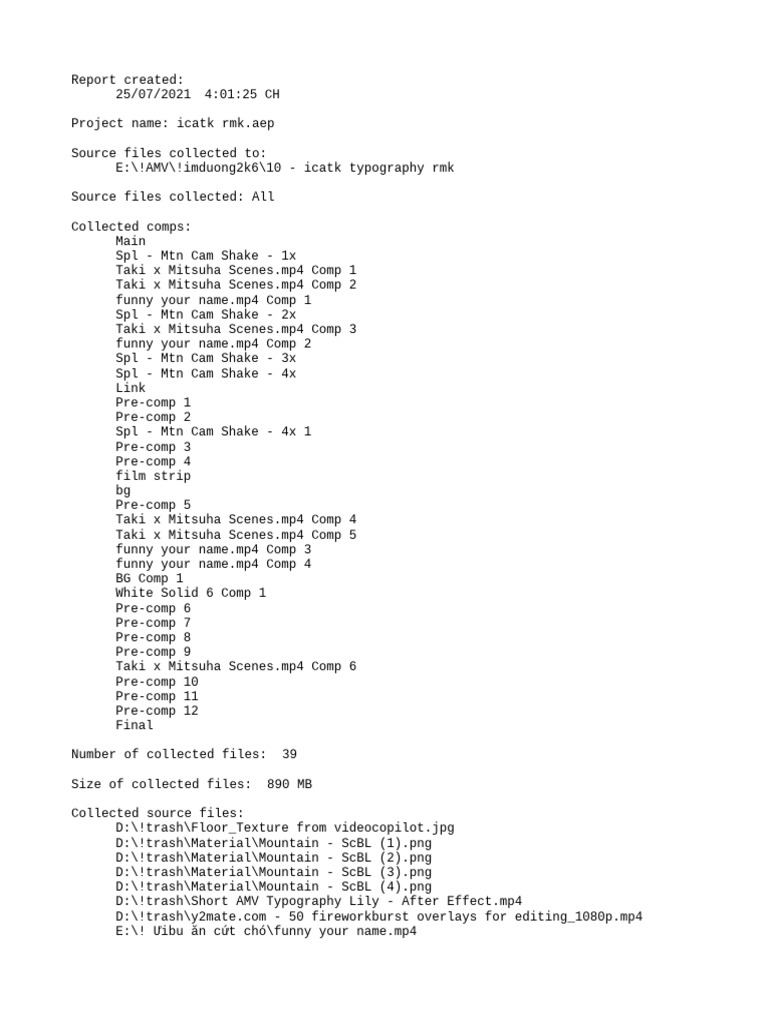 Icatk Rmkreport | PDF