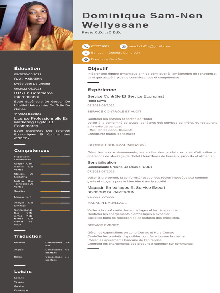 Document PDF CV | PDF