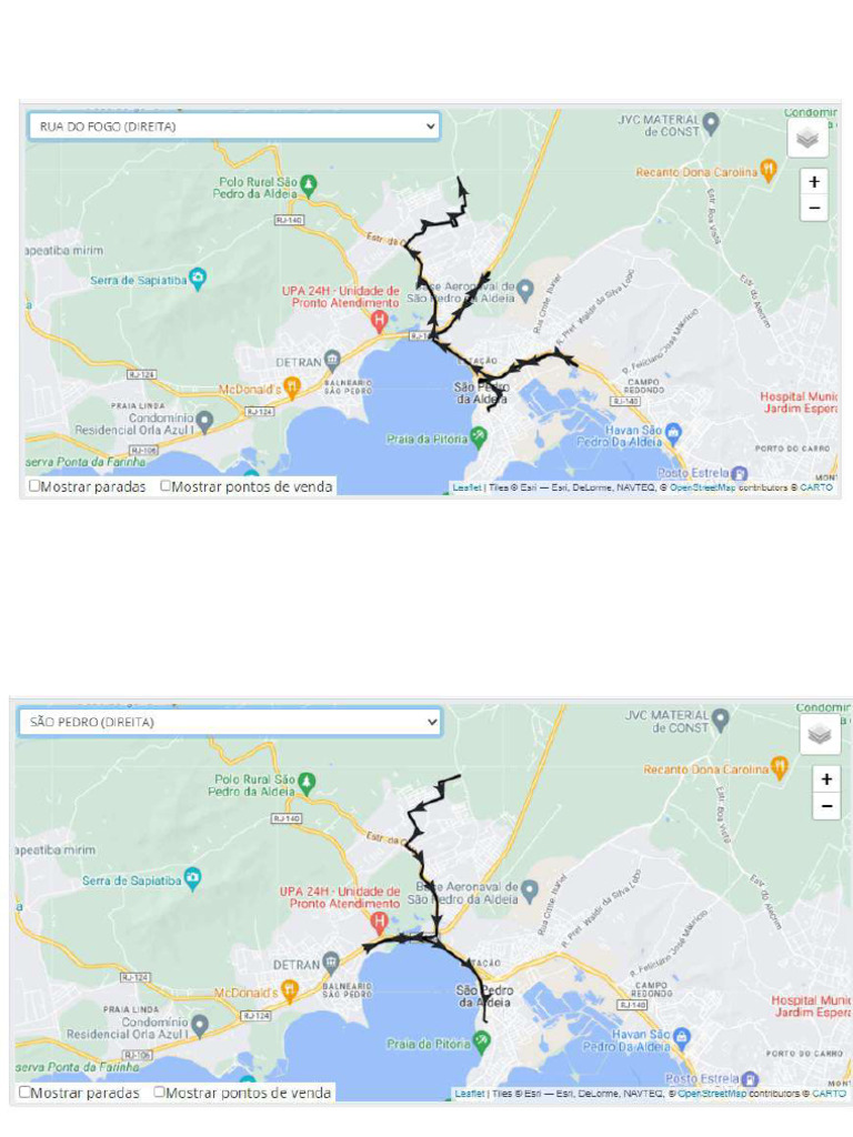 Itinerarios Linhas de Onibus - 514 - 2022 - 0000001 | PDF