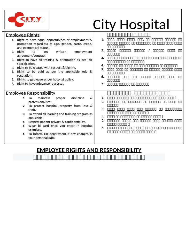 Employee Rights and Responsibility1 | PDF