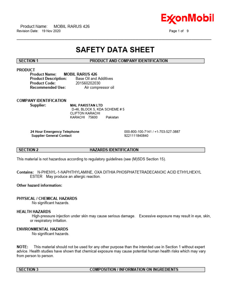MSDS 963639 | PDF