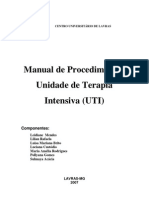 Manual de Procedimentos em UTI - Trabalho
