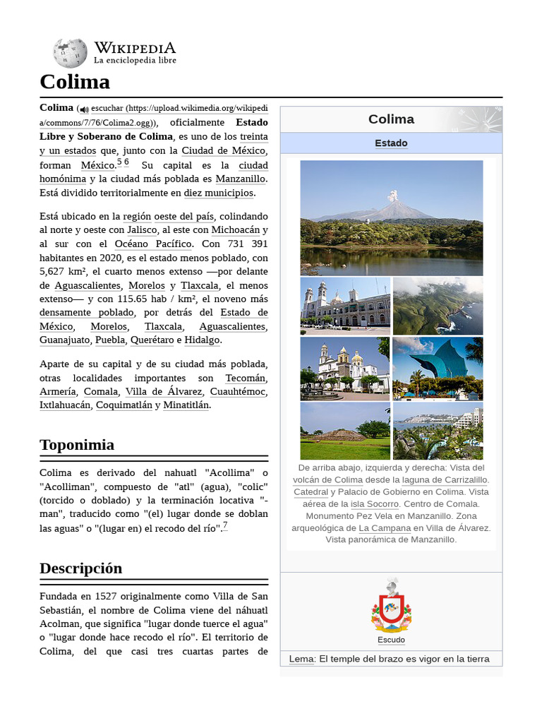 Colima | PDF