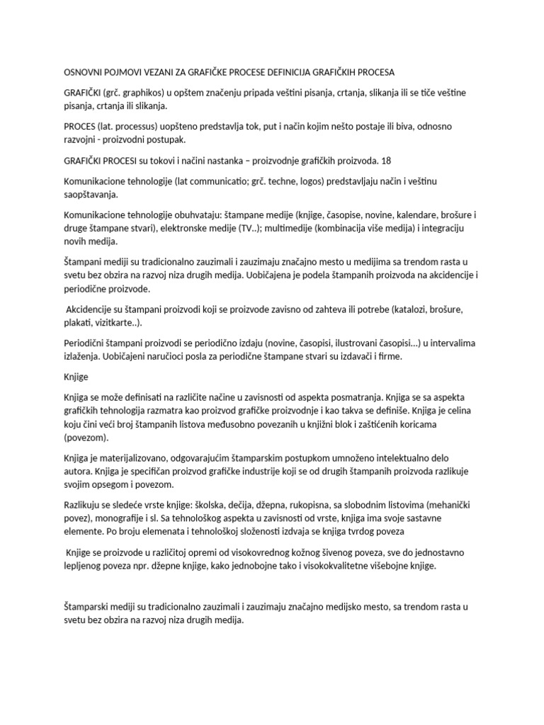 Procesi 1. Kolok | PDF