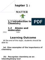 1.1&1.2 (Atoms & Molecules) Student