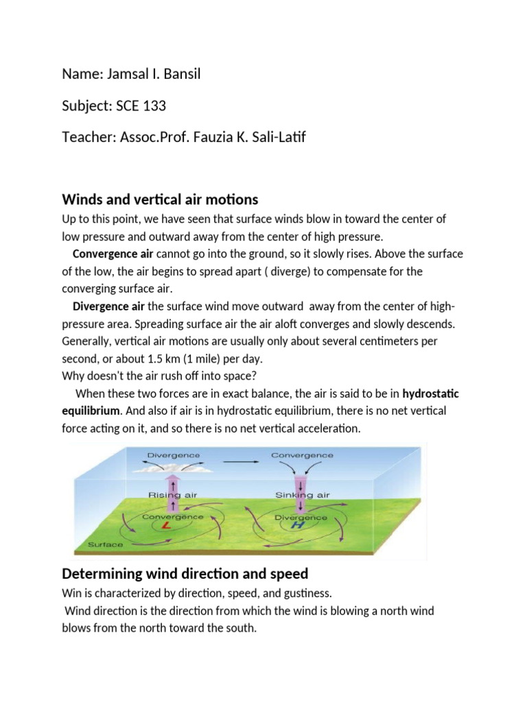Understanding Winds and Air Motions | PDF