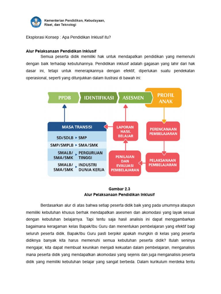 Pendidikan Inklusif Disabilitas Interaksi Siswa