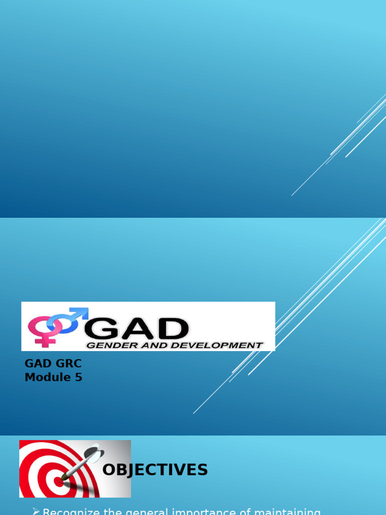 GAD GRC Module 5 - Reproductive Heath, Issues and Concerns | PDF