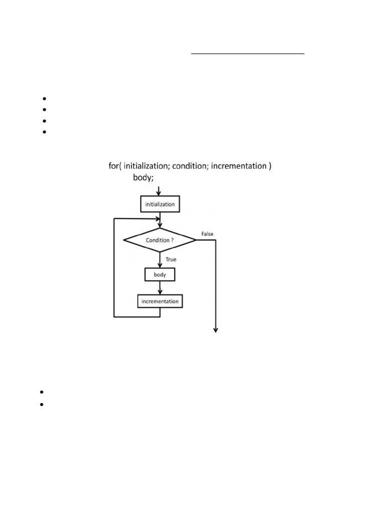 Looping Statements - For Loop | PDF
