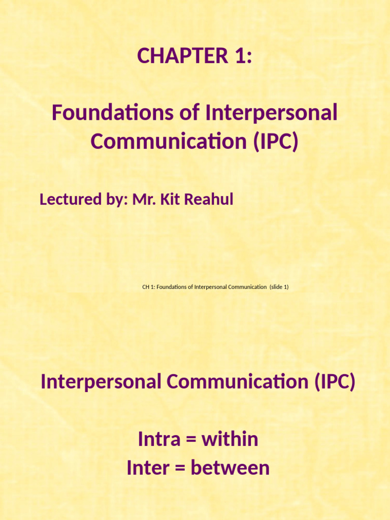 Com101-Chapter 1 | PDF