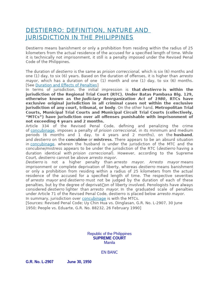 DESTIERRO | PDF
