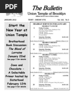 Download UT Bulletin January 2012 by Union Temple of Brooklyn SN76420520 doc pdf