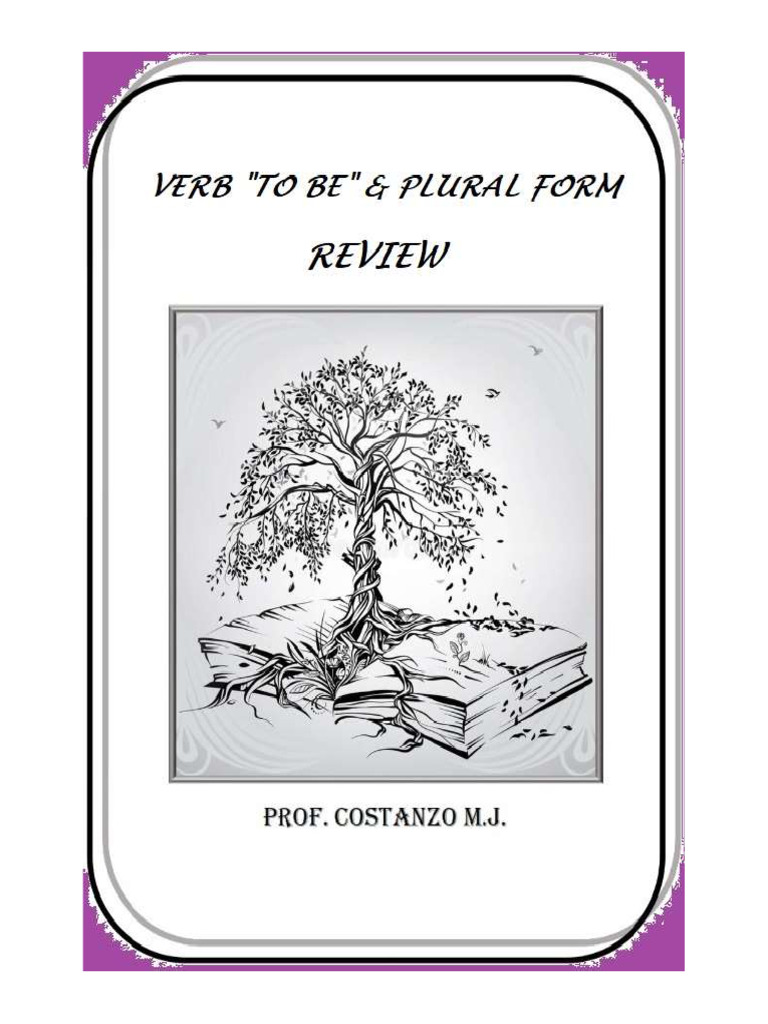 Verb TO BE and Plural - Review | PDF