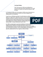 Historia Del Ministerio de Salud Pública