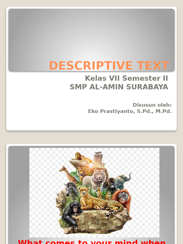 Descriptive Text | PDF