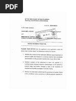 Notice of Bar Under Rule 35(14) | PDF
