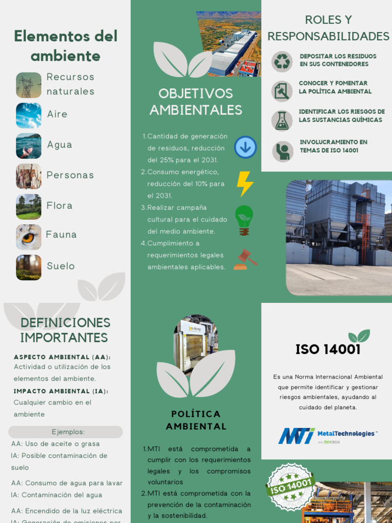 Compromisos Ambientales de MTI 2031 | PDF | Contaminación | Ciencia y ...