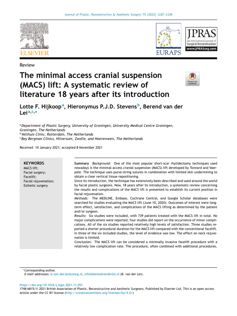 MACS | PDF