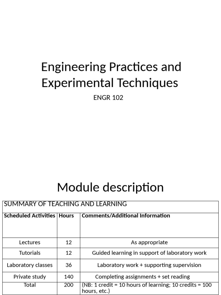 Lec 1 Engr102 | PDF