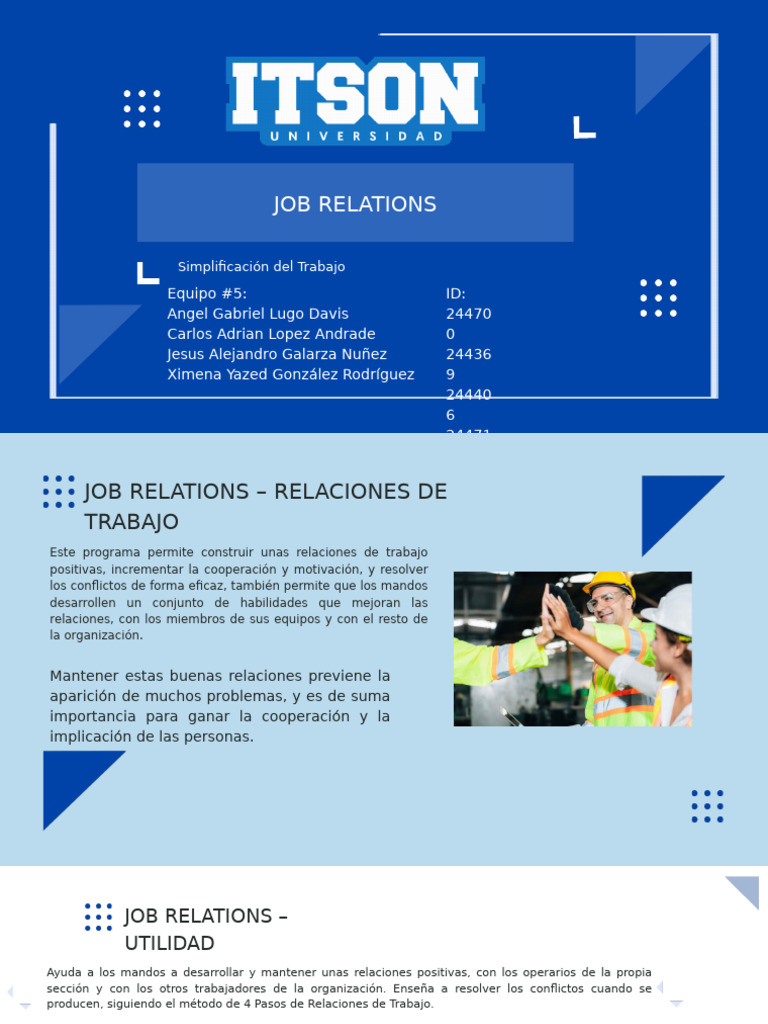 Job Relations | PDF