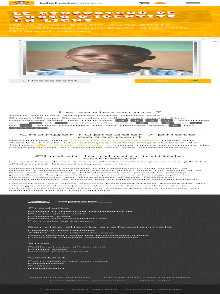 Le générateur de photo d