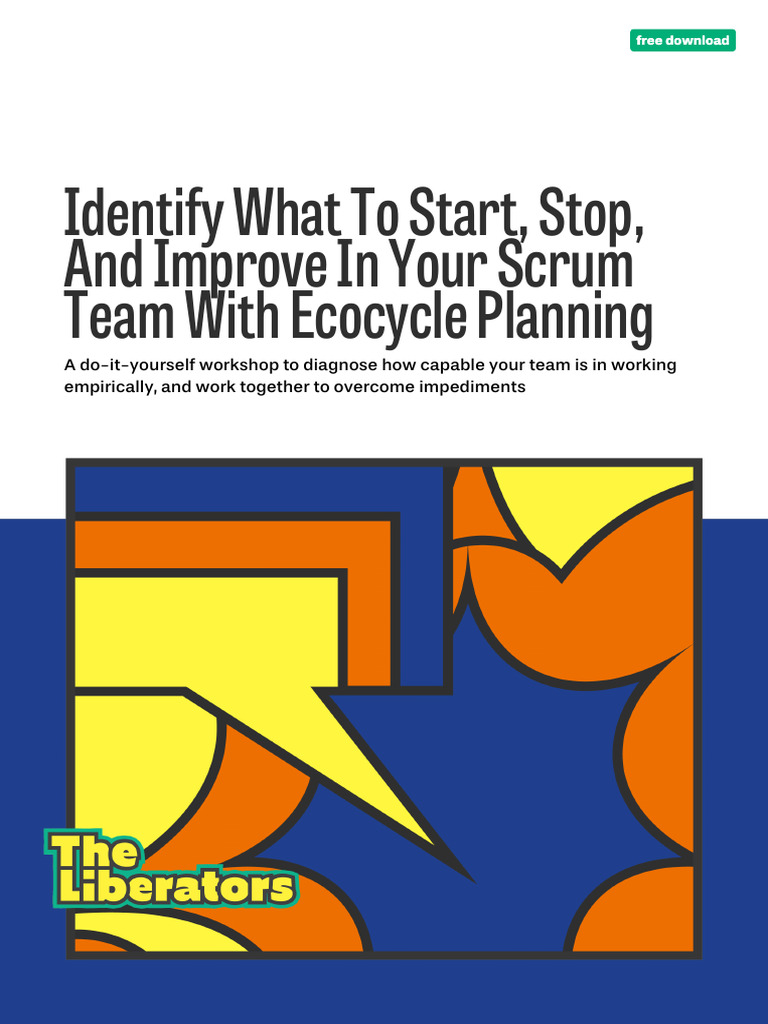 Workshop - Identify What To Start, Stop, And Improve In Your Scrum Team ...