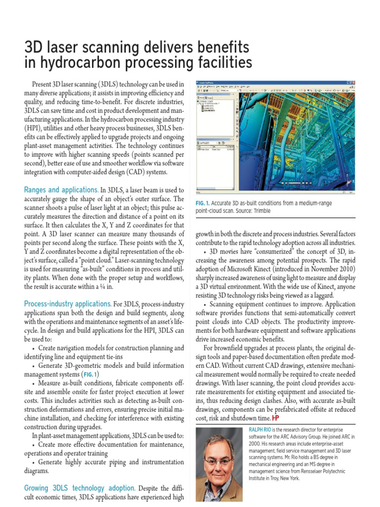 3D Laser Scanning Delivers Benefits in Hydrocarbon Processing ...