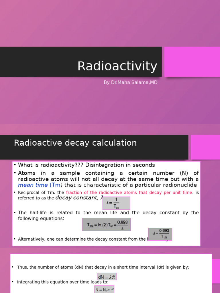 2.radioactivity, Interaction of Radiation With Matter | PDF