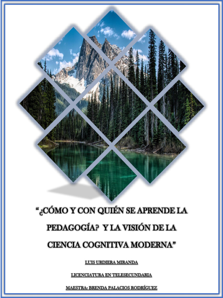 Aprendizaje y Ciencia Cognitiva Moderna | PDF | Cognición | Ciencia ...