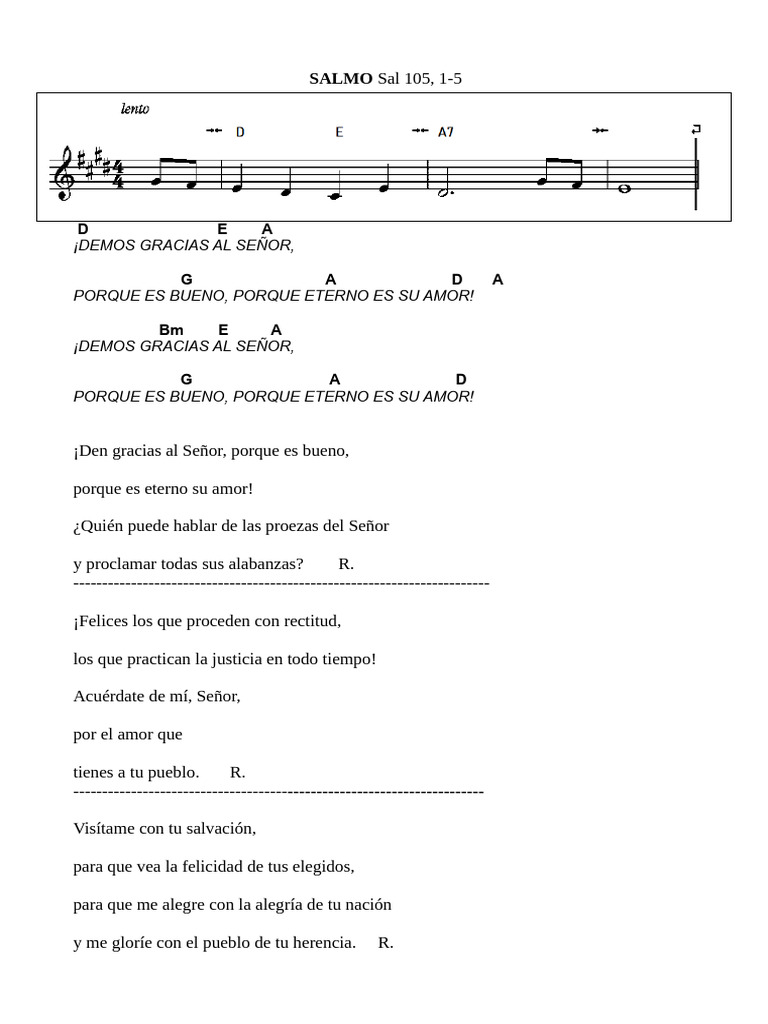 Salmo 105 PDF