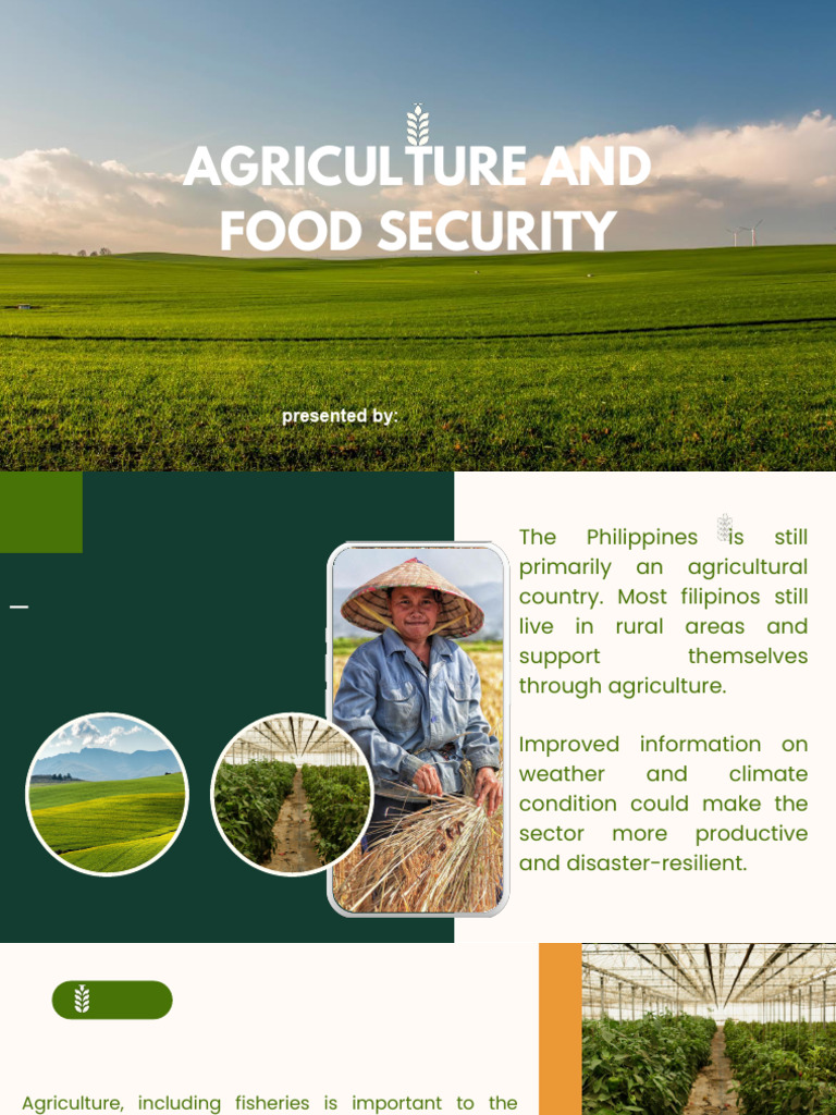 Agriculture and Food Security | PDF
