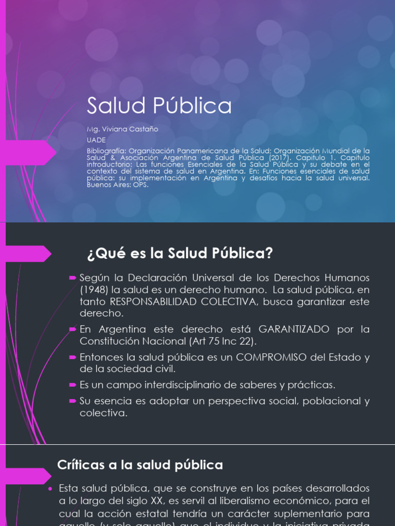 Concepto de Salud Publica y FESP 2024 | PDF