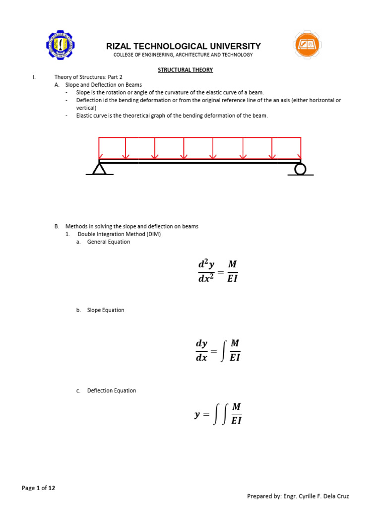 Ce06 module5 slope and deflection double integration method pdf