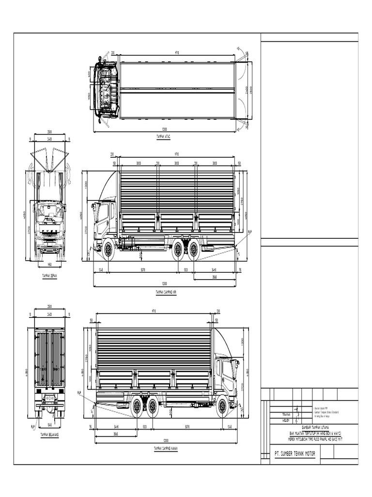 Wing Box Design for Mitsubishi Fuso | PDF | Motor Vehicle Manufacturers ...