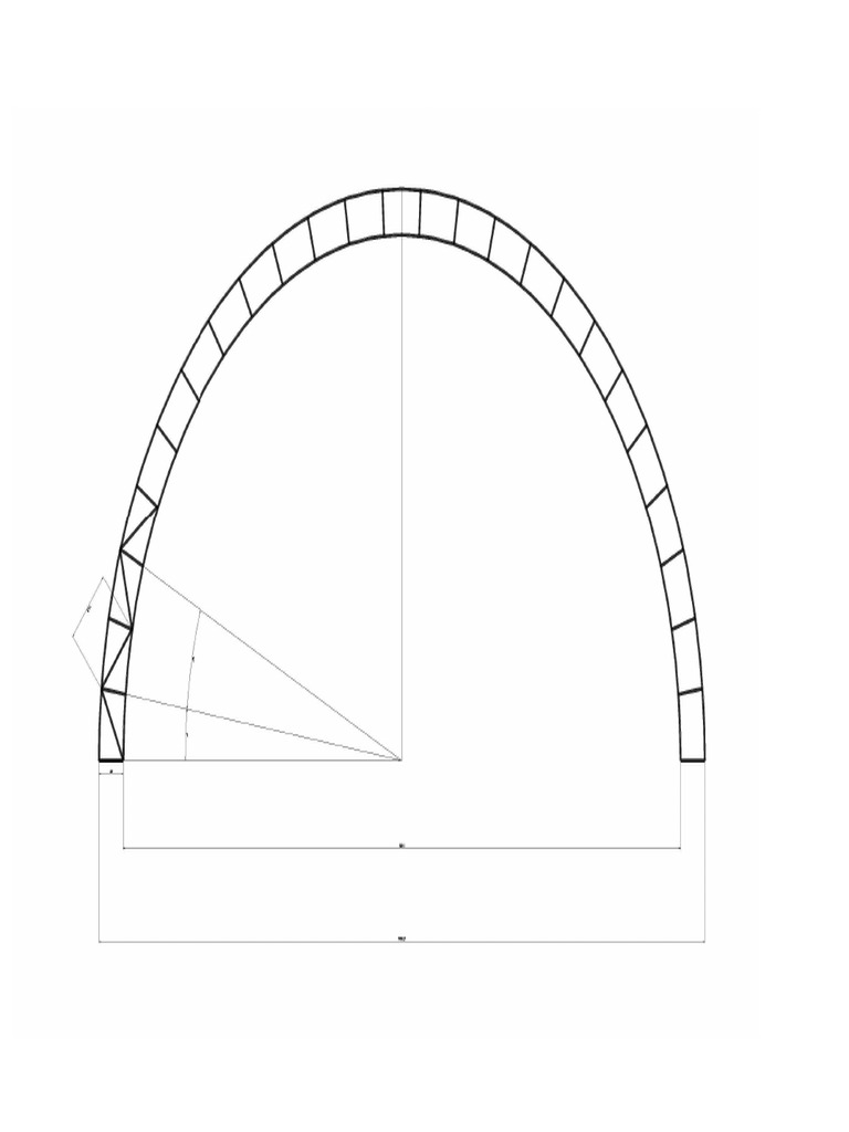 Plano de Estructura Curva A Escala | PDF