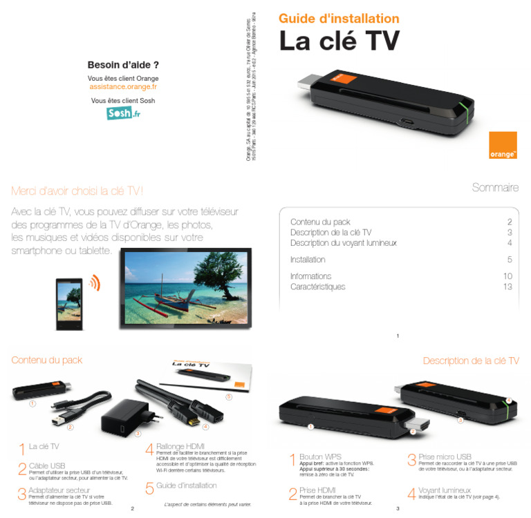 Guide Installation Cle TV | PDF