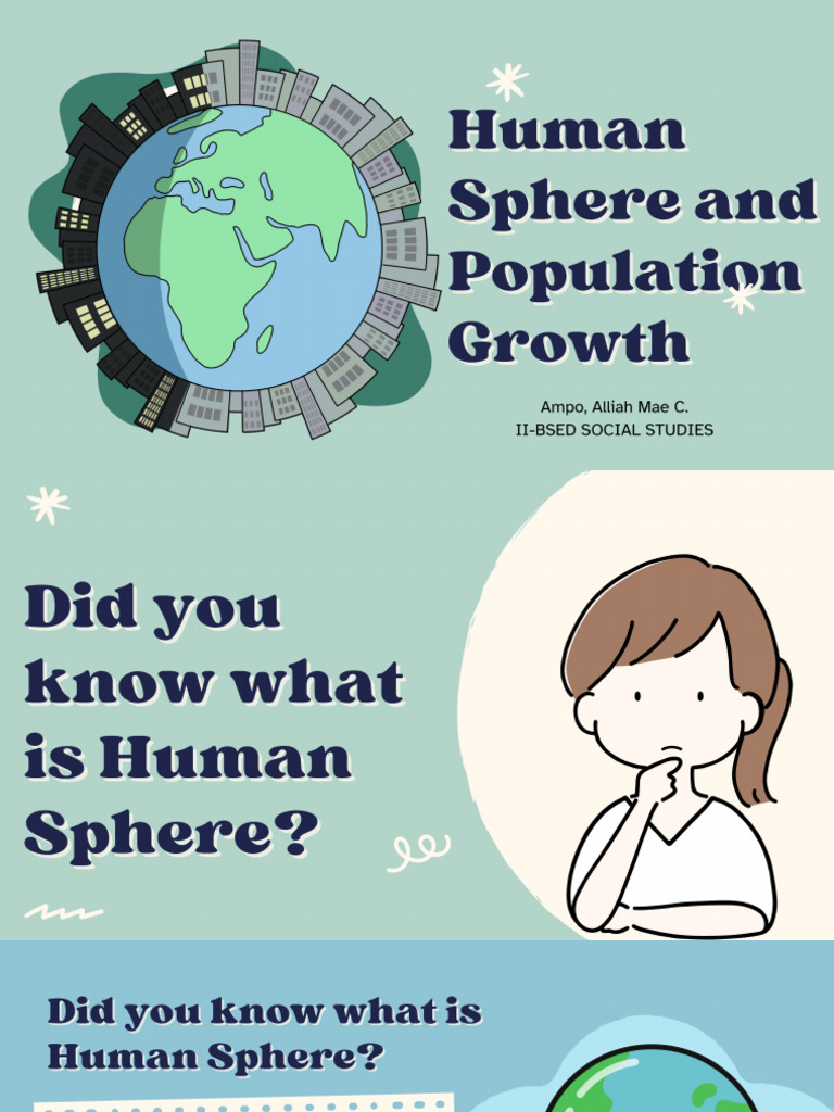 Human Sphere and Population Growth Ampo - 20240829 - 225333 - 0000 | PDF