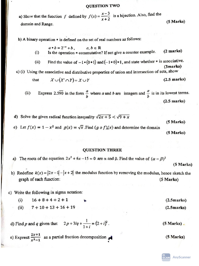 MA Test 1 2024 | PDF