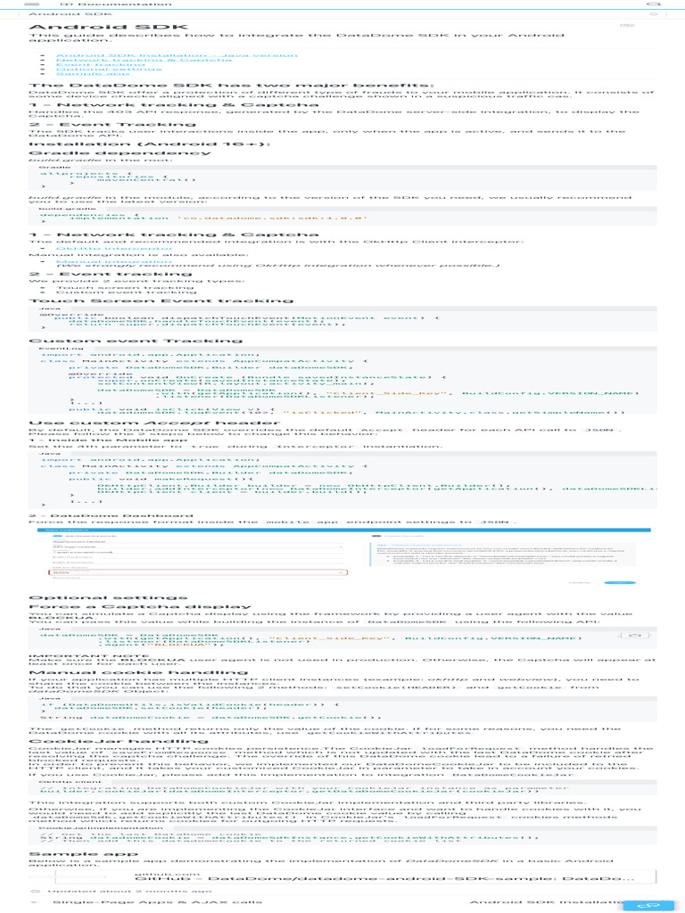 Android SDK | PDF