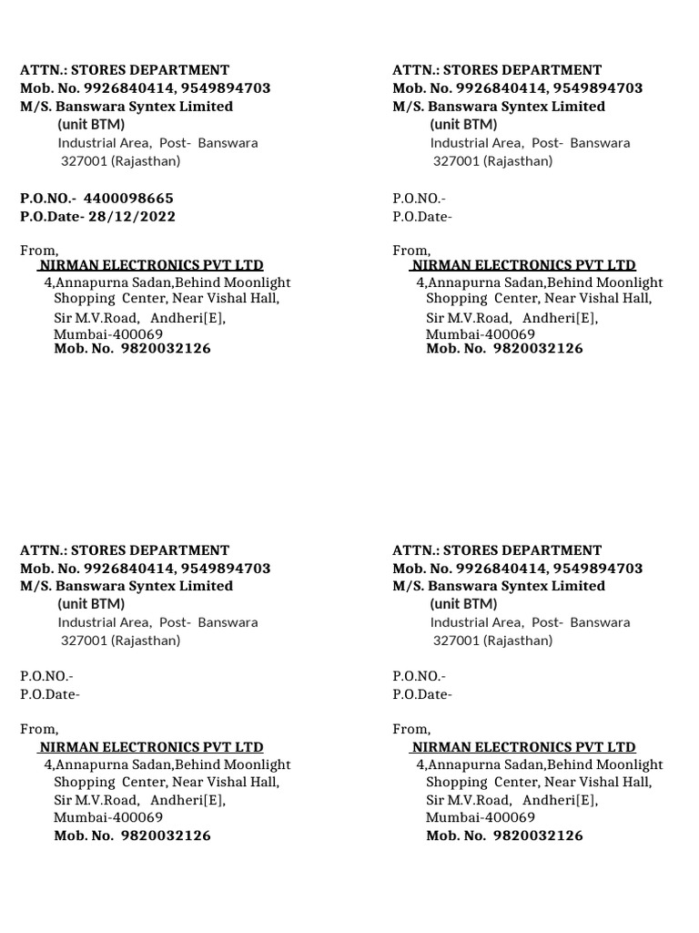 Dispatch add pdf