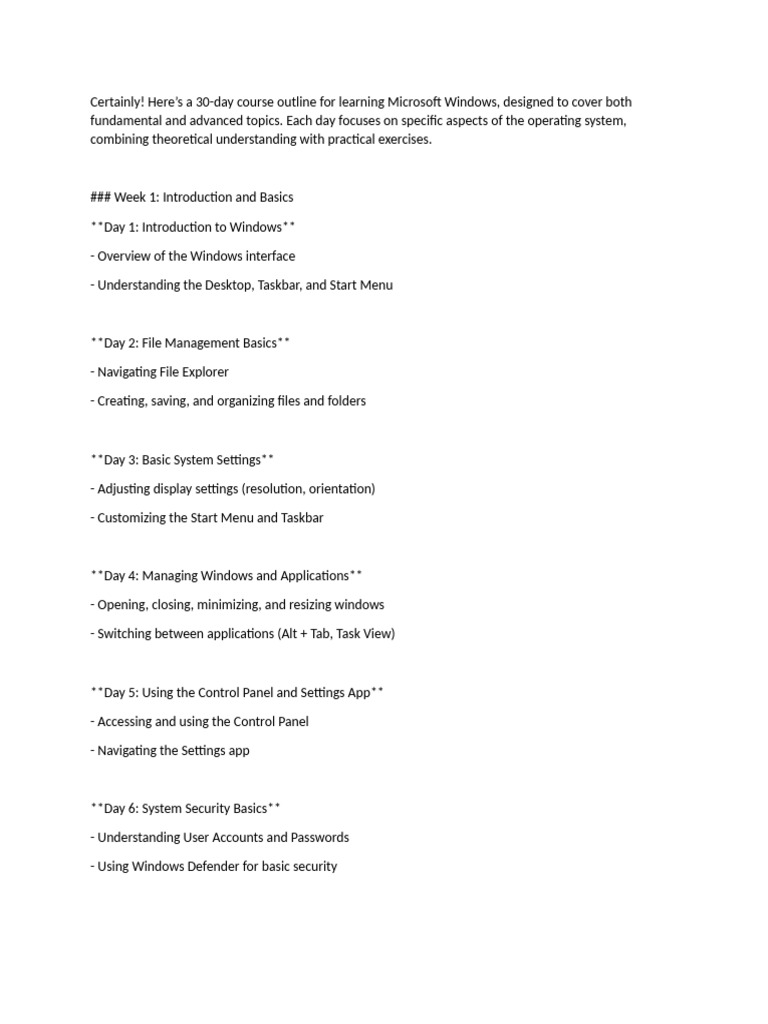 Ms windows pdf