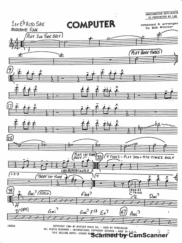 Computer Sax1 | PDF