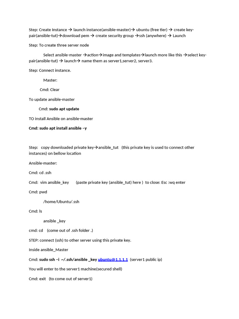 6 - Ansible - 1 - Ubuntu Installation | PDF