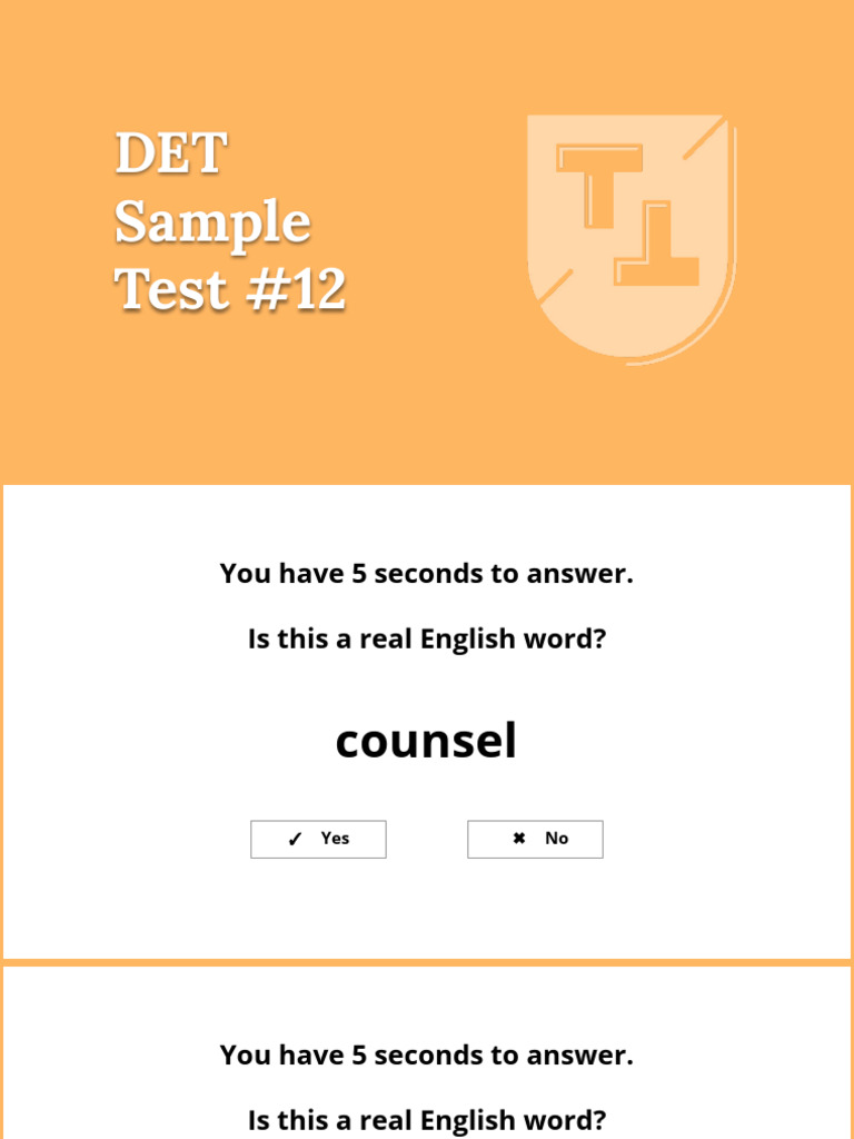 12,+DET+Sample+Test + (Update) | PDF