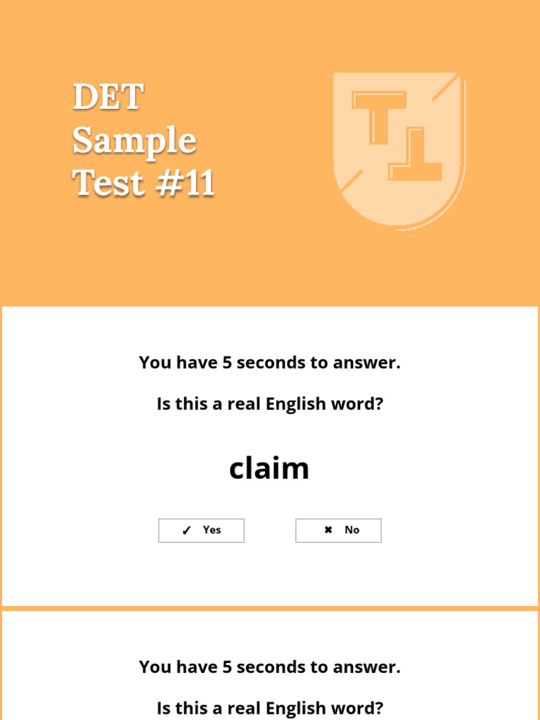 11,+DET+Sample+Test + (Update) | PDF