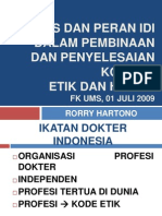 IDIK DALAM PEMBINAAN KONFLIK ETIK